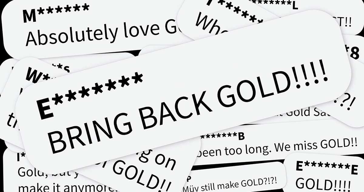 Photo of Gold Is Back!